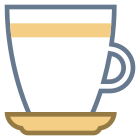 Espresso taza llena icon