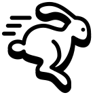 coelho correndo icon