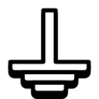 Символ заземления icon