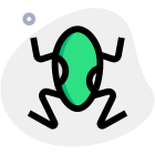 Medical examination surgical process delivery on a frog icon