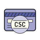 Code de sécurité de la carte icon