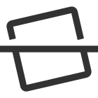 Ligne horizontale icon