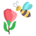 外部花和蜂蜜蜜蜂养蜂场-icongeek26-平-icongeek26 icon