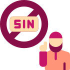 Sin icon