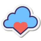 favoris du cloud icon