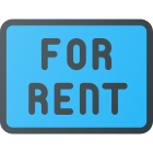 For Rent Sign icon