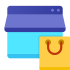 Online Shop Shopping Bag icon