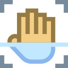 Handflächenscan icon