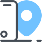 rastreamento de smartphone icon