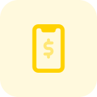 Online e-banking app for online transaction technology icon