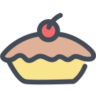 Apple pie icon