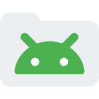 Folders in Android operating system the bot Logotype icon