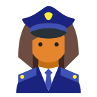 警察官-女性-肌-タイプ-4 icon