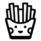 Batatas Fritas Kawaii icon