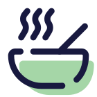 Piatto di zuppa icon