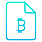 Bitcoin Document icon