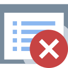 Delete Document icon