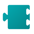 Turquoise Blockly icon