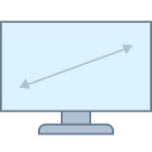 TV widescreen icon