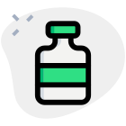 Pill bottles for laboratory testing to check the compounds icon