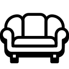 divano a tre posti icon