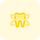производство наружных здоровых зубов, изолированных на белом фоне, стоматология-тритон-tal-revivo icon