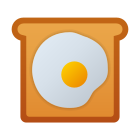 Sandwich mit Spiegelei icon