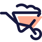 Wheelbarrow icon