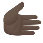 правая рука-темный-тон-кожи-эмодзи icon