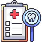 Dental checkup icon