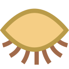 Ojo cerrado icon