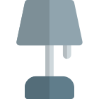 Table lampe for room study or office use icon