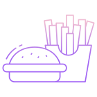 Burger With Fries icon