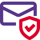 Online mail security icon