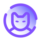 Perfil de gato icon