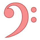 Bass Clef icon