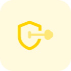 Unlocking with security of money and finance layout icon