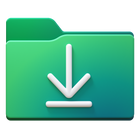 Cartella download icon