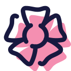 Blumen-Doodle icon