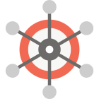 ship wheel icon