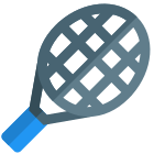 Tennis racket with stronger fins for its kinetic energy icon