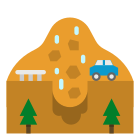 Landslip icon