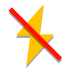 Flash desligado icon