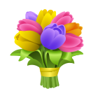 꽃다발 이모티콘 icon