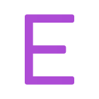 E icon