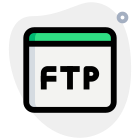 FTP Access on a local server computer connected to an enterprises icon