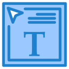 text icon