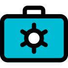 Business software maintenance and configuration setting icon