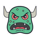 Monstergesicht icon