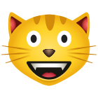 ニヤニヤ猫の絵文字 icon